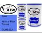 Preview: Ford, Nitrous Blue Tricoat, GCRE5ZA: 500ml Lackdose + 500ml Klarlack + 250ml Härter - Set, von ATW Autoteile West.